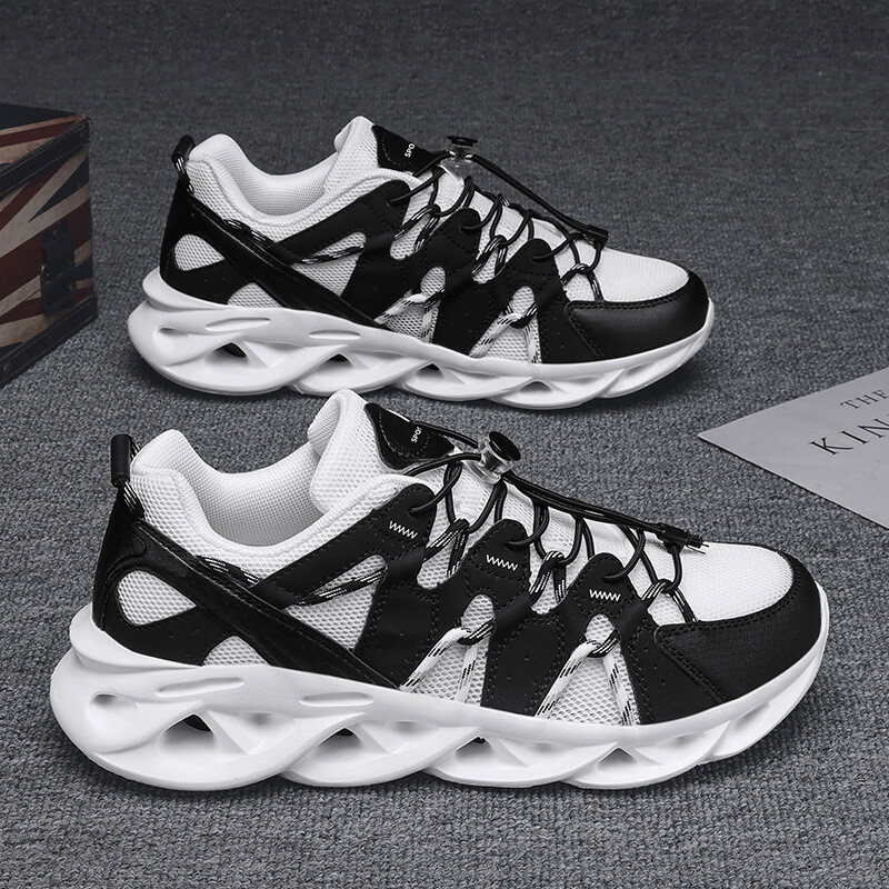 Vīriešu apavi 2024. gada jauni vasaras sieta elpojoši ikdienas daudzpusīgi skriešanas apavi, vīriešu āra alpīnisma apavi, nodilumizturīgi, moderni apavi