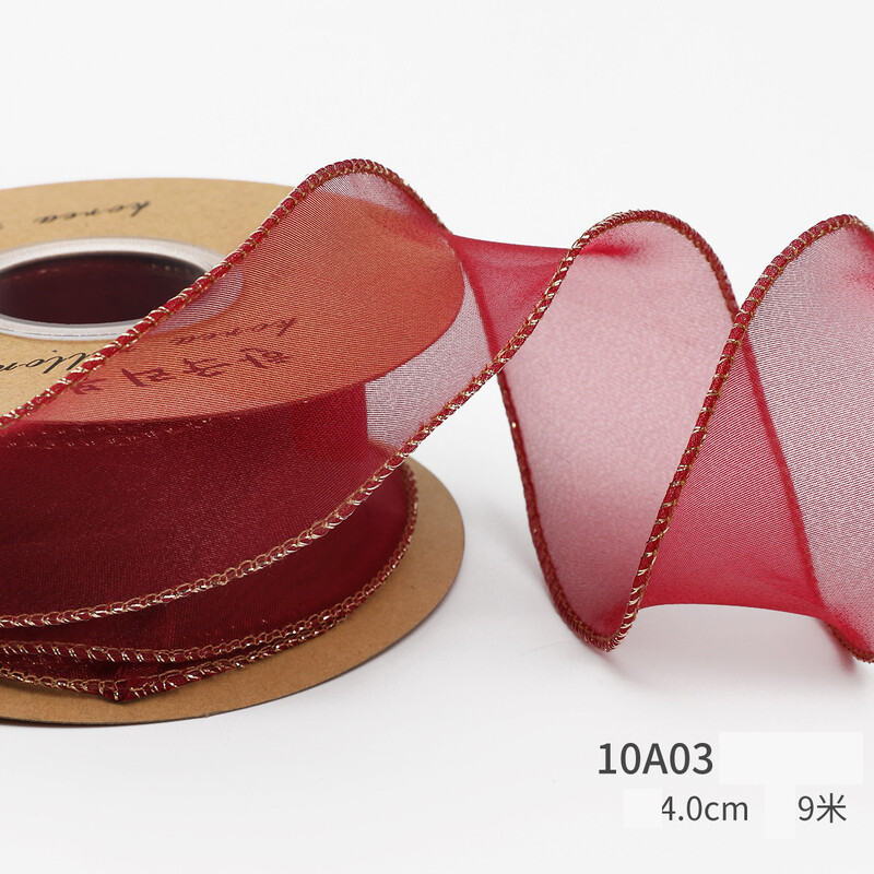 Producători en-gros de 4 cm fire de coadă de pește fantezie, ambalaj de flori, panglică decorativă, magazin de flori, material floral, fire perlate