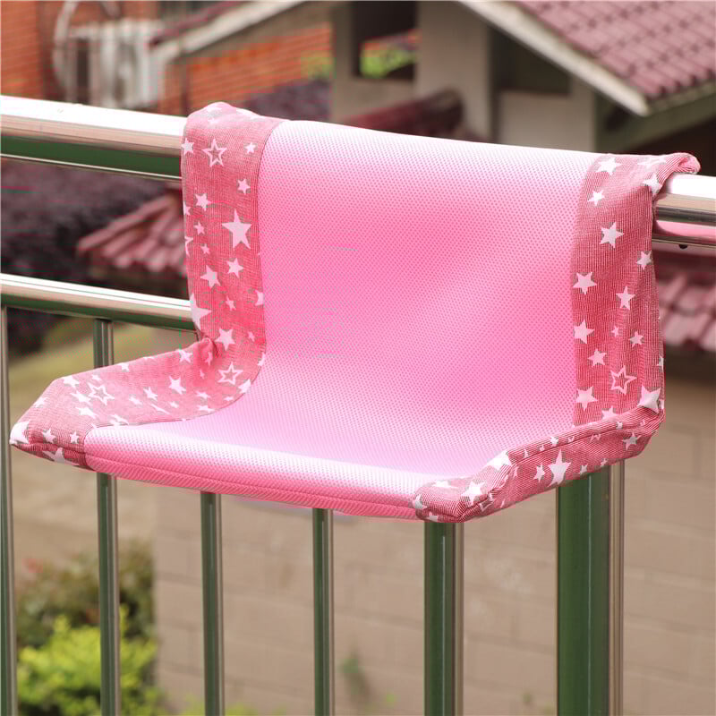 Aukštos kokybės tvirtas kačių hamakas, katės guolis, katės guolis, plieninis rėmas, kabančios kėdės katėms, itin nešiojamas katės guolis