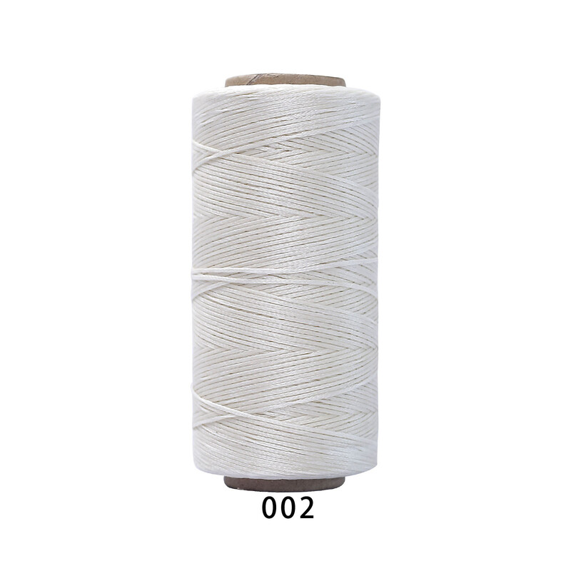 Plokščias vaškuotas siūlas, didmeninė prekyba, 150d 260m rankomis austa virvė, rankomis siūta odinė vaškuota virvė, didelio stiprumo siuvimo siūlai, poliesterio vaškuoti siūlai