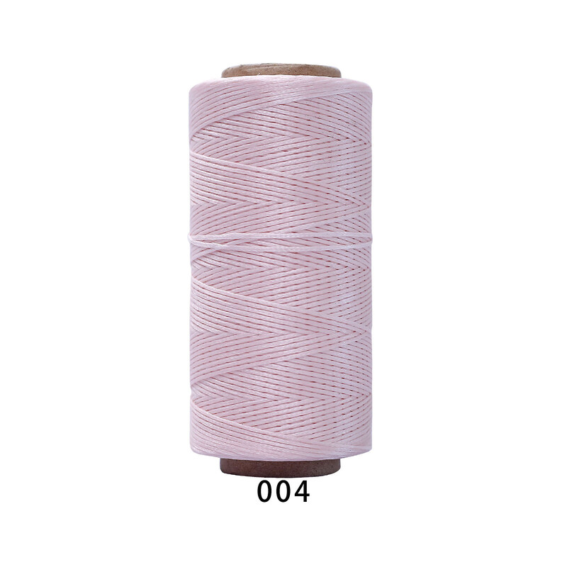 Plokščias vaškuotas siūlas, didmeninė prekyba, 150d 260m rankomis austa virvė, rankomis siūta odinė vaškuota virvė, didelio stiprumo siuvimo siūlai, poliesterio vaškuoti siūlai