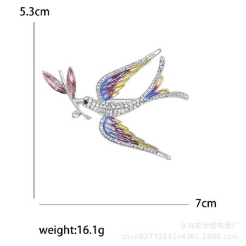 Prekogranična vanjska trgovina, broš s kapljicama životinjskog ulja, visokoprodavani, višenamjenski mali, svježi, modni dodaci, igla, korsaž