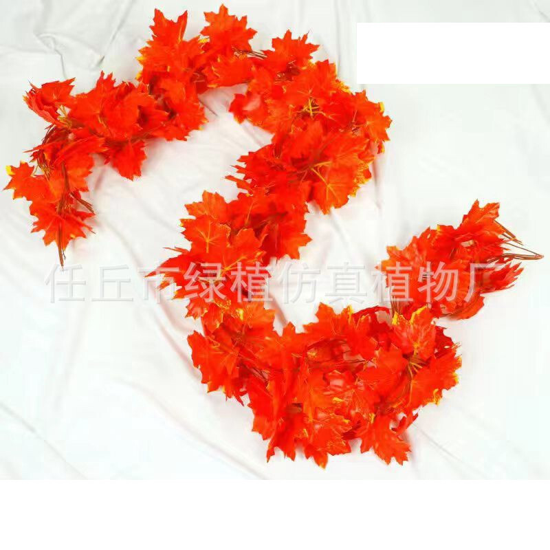 Klevo lapo vynmedžio imitacija, plastikinė gėlė, vynmedžio lapai, vynmedžio dirbtinė gėlė, grotelės, vestuvių namų lubų augalas
