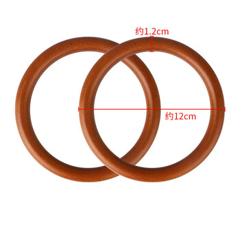 „Pasidaryk pats“ krepšio priedai iš bambuko rankenos, medinio rankenos žiedo, bambuko žiedo, rankinio traukimo žiedo, medinio žiedo rankenos, D formos rankenos