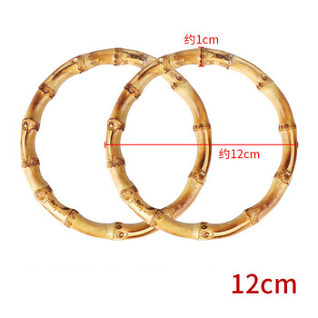 „Pasidaryk pats“ krepšio priedai iš bambuko rankenos, medinio rankenos žiedo, bambuko žiedo, rankinio traukimo žiedo, medinio žiedo rankenos, D formos rankenos