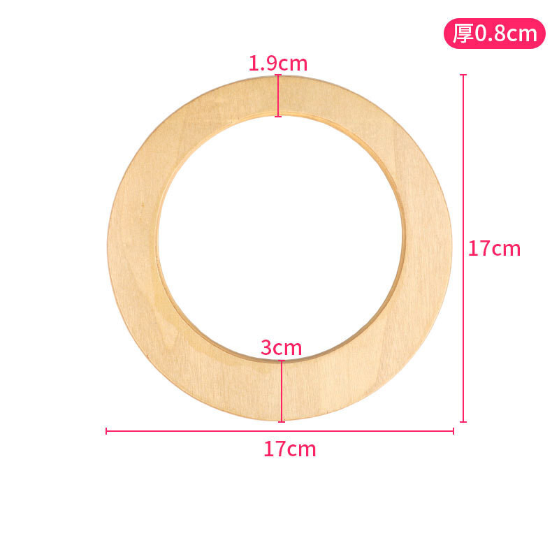 „Pasidaryk pats“ krepšio priedai iš bambuko rankenos, medinio rankenos žiedo, bambuko žiedo, rankinio traukimo žiedo, medinio žiedo rankenos, D formos rankenos