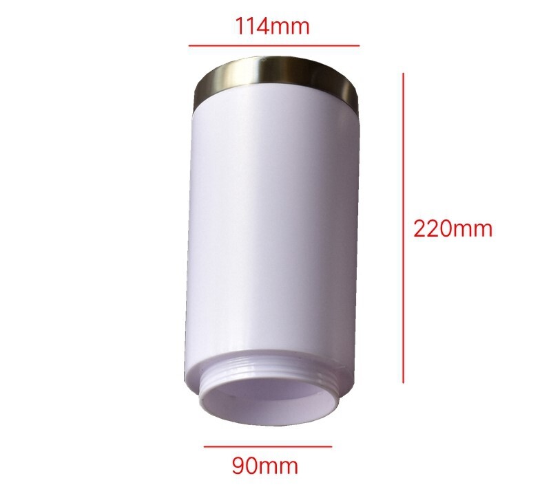 Svjetiljka za travnjak od nehrđajućeg čelika, cilindrična vrtna dekoracija, krajolik, vanjska, vodootporna za dvorište, vila, park, rasvjeta travnjaka, ulična svjetiljka