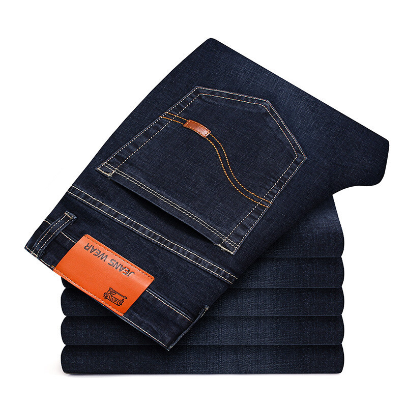 Muške traperice, široke ravne hlače, ležerne muške hlače, proljeće 2025., novi stil, muška odjeća za mlade, duge hlače za četiri godišnja doba