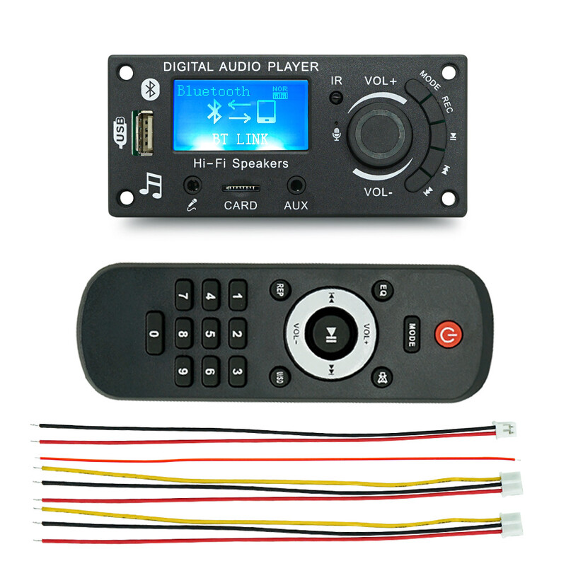 JQ LCD ekrāna displeja mp3 dekodētāja plate Bluetooth modulis DIY produkts auto audio piederumi audio pastiprinātāja plate
