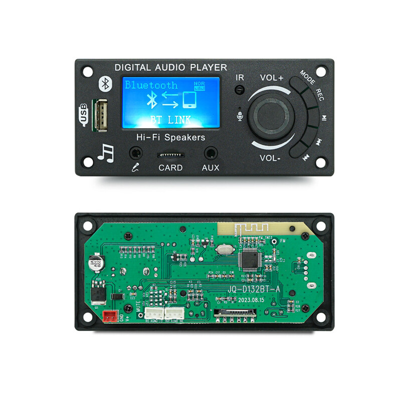 JQ LCD ekrāna displeja mp3 dekodētāja plate Bluetooth modulis DIY produkts auto audio piederumi audio pastiprinātāja plate