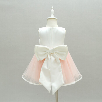 Korėjietiško stiliaus rožinė mergaitei, vienerių metų, šimto dienų vestuvinė suknelė, pilnaties vyno spalvos, princesės pūsta suknelė