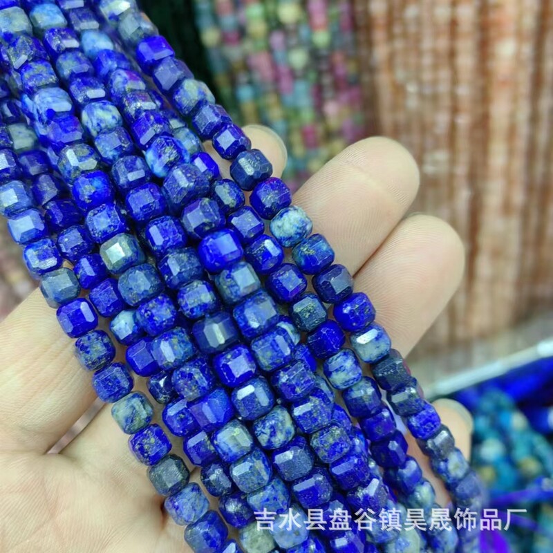 Естествена руда турмалинов нефрит ахат, фасетиран малък куб захар, полуготов, свободен, мънисто колие, гривна, „Направи си сам“ бижута