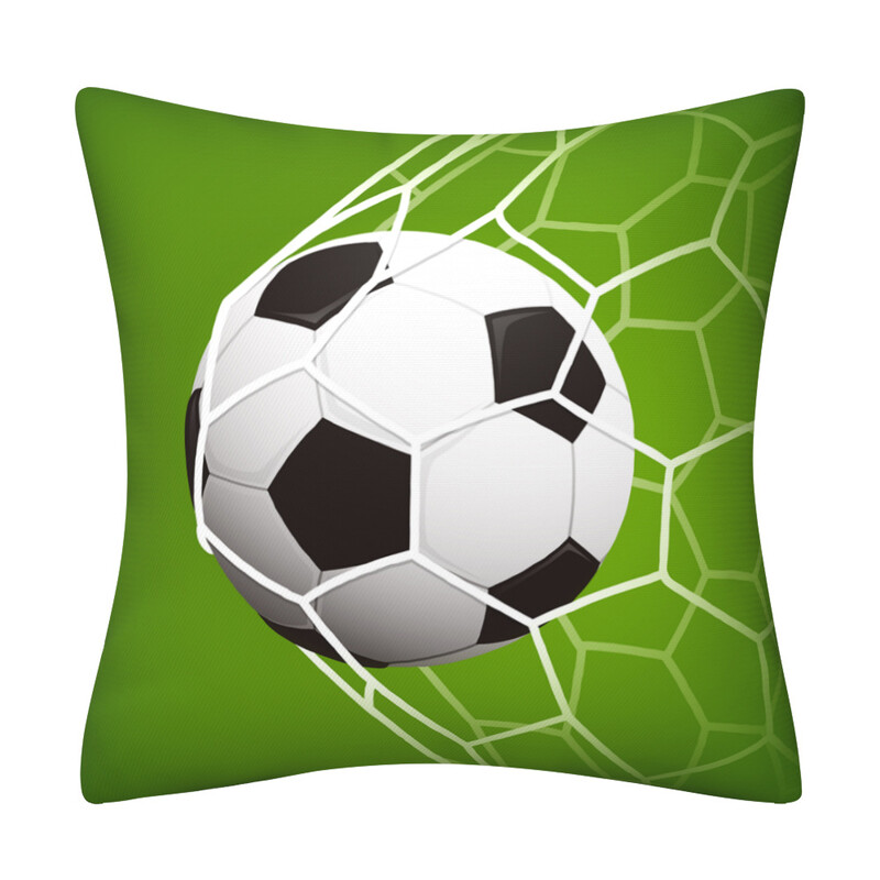 Husă de pernă decorativă din piele pentru canapea și mașină, vânzare fierbinte transfrontalieră, baschet, fotbal