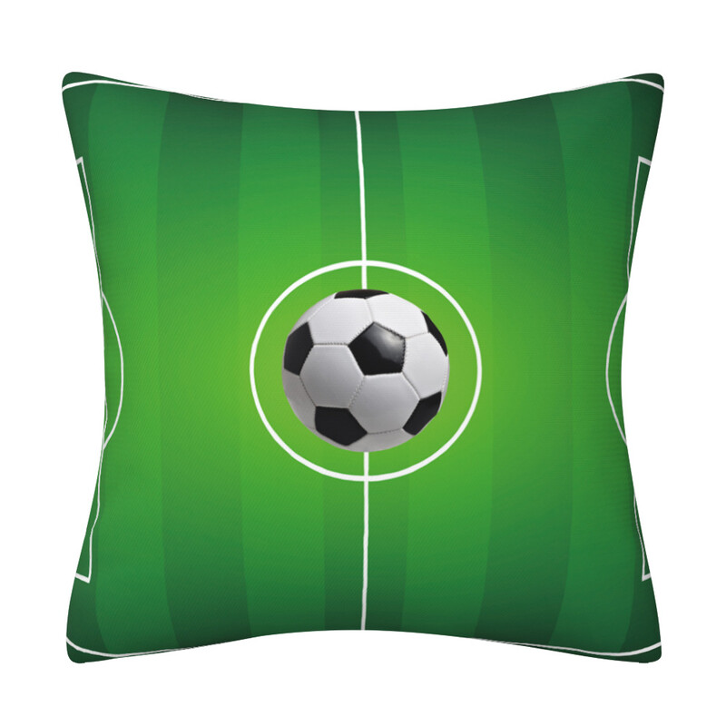 Husă de pernă decorativă din piele pentru canapea și mașină, vânzare fierbinte transfrontalieră, baschet, fotbal