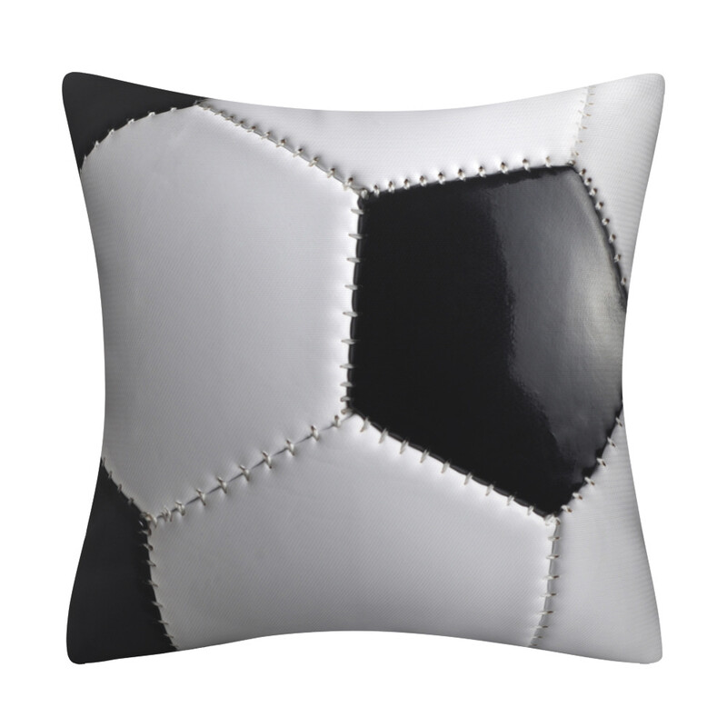 Husă de pernă decorativă din piele pentru canapea și mașină, vânzare fierbinte transfrontalieră, baschet, fotbal