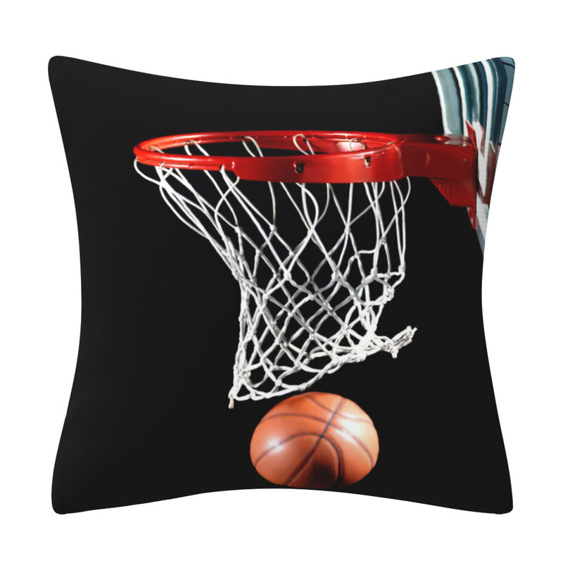 Husă de pernă decorativă din piele pentru canapea și mașină, vânzare fierbinte transfrontalieră, baschet, fotbal