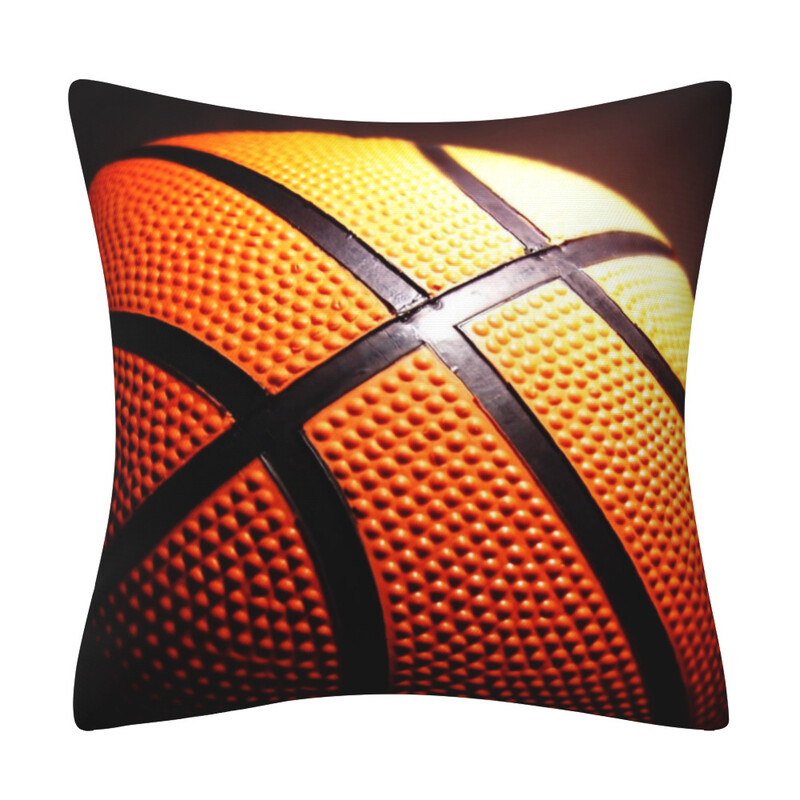 Husă de pernă decorativă din piele pentru canapea și mașină, vânzare fierbinte transfrontalieră, baschet, fotbal