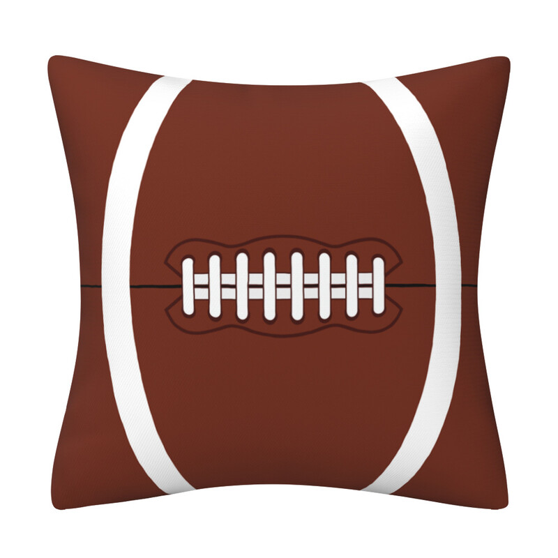 Husă de pernă decorativă din piele pentru canapea și mașină, vânzare fierbinte transfrontalieră, baschet, fotbal