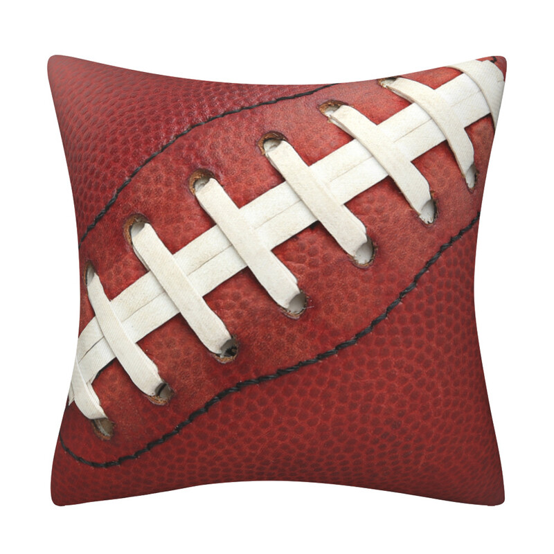 Husă de pernă decorativă din piele pentru canapea și mașină, vânzare fierbinte transfrontalieră, baschet, fotbal
