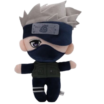 Играчка Наруто, Kakashi Hatake, Плюшена, Многоцветна, 20 см