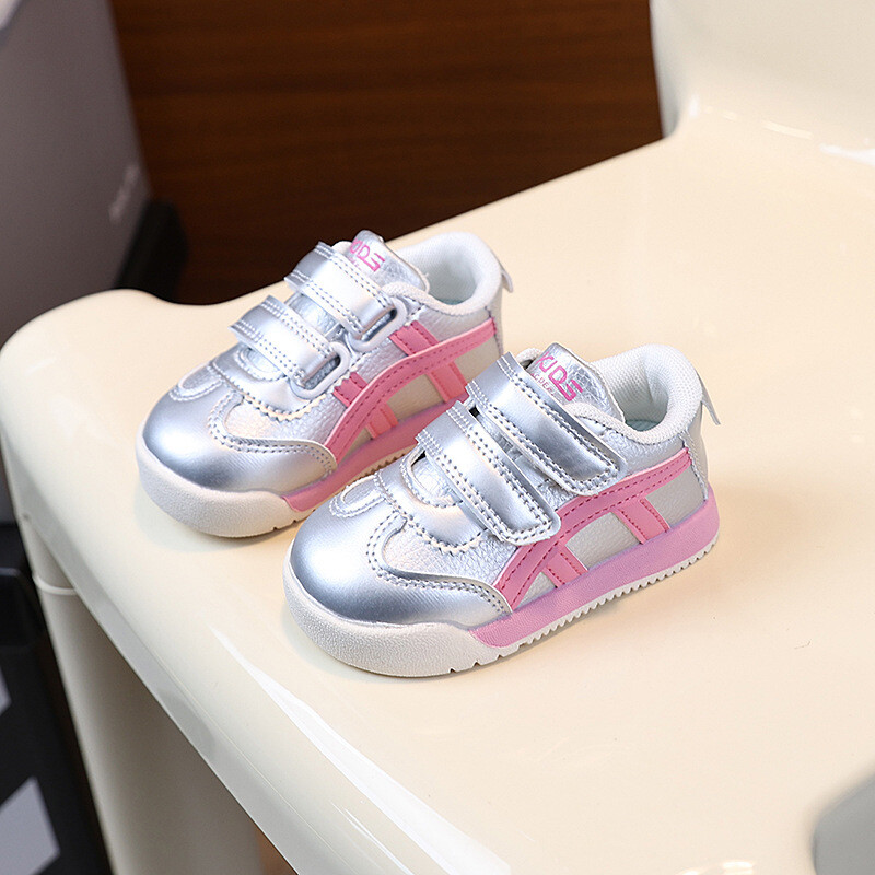 Детски маратонки, есенни обувки за новородени, обувки за малки деца, неплъзгащи се спортни обувки за момчета, кожени ежедневни обувки за момичета, универсален стил