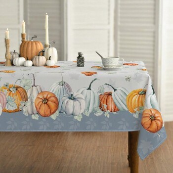 Nauja tarpvalstybinė staltiesė, vandeniui atspari Helovino staltiesė, moliūgas, stačiakampė aukštos klasės dekoracija