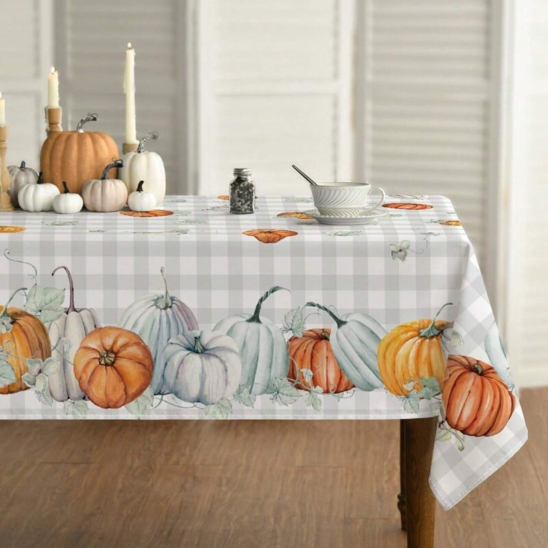 Nauja tarpvalstybinė staltiesė, vandeniui atspari Helovino staltiesė, moliūgas, stačiakampė aukštos klasės dekoracija