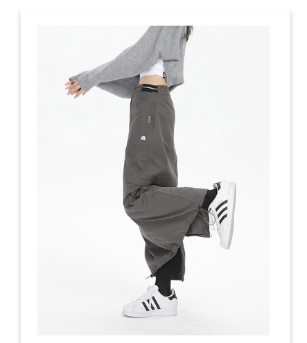 Odvojiva američka retro radna suknja za žene, jesen 2023., novo, visoki struk, uska kratka suknja s A-krojem i bokovima