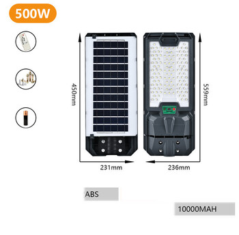 Lampă stradală solară integrată nouă 2025, lampă de grădină, lumină cu inducție pentru corpul uman, lumină puternică pentru exterior, iluminat LED impermeabil