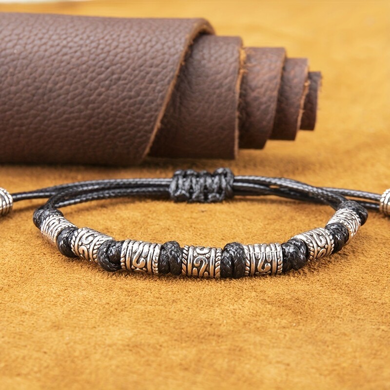 Naujų retro rankų darbo odinių pintų virvių apyrankių, paprasto stiliaus, europietiško ir amerikietiško stiliaus vyrams ir moterims, tiesioginis pardavimas iš gamyklos.