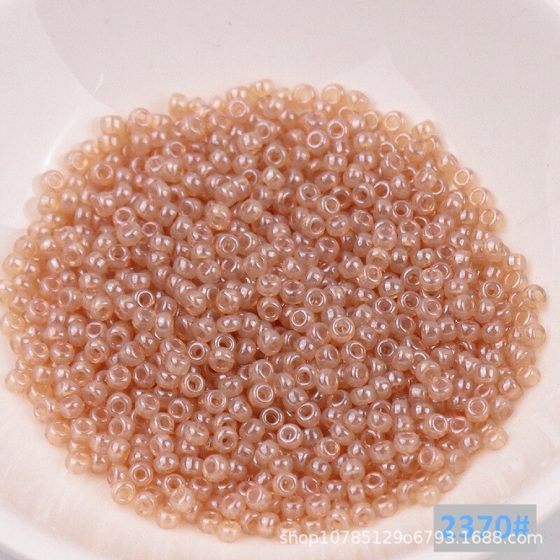 Japāņu Miyuki Royal Lucky 11/0 rīsu pērlītes, apaļas pērlītes 3 mm 430 gab. krāsas, ledus nefrīta imitācija, rīsu pērlīšu sērijas D IY pērlīšu materiāli