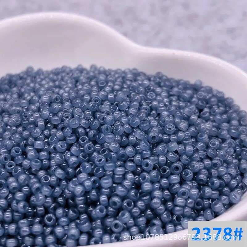 Japāņu Miyuki Royal Lucky 11/0 rīsu pērlītes, apaļas pērlītes 3 mm 430 gab. krāsas, ledus nefrīta imitācija, rīsu pērlīšu sērijas D IY pērlīšu materiāli