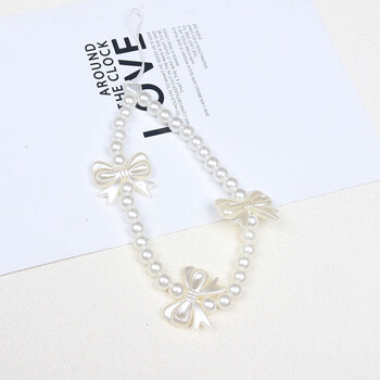 Малка перлена верижка за мобилен телефон с аромат, малка висулка с цвете, вървичка за мобилен телефон, калъф за мобилен телефон, висулка с мъниста, против падане Верижна жена