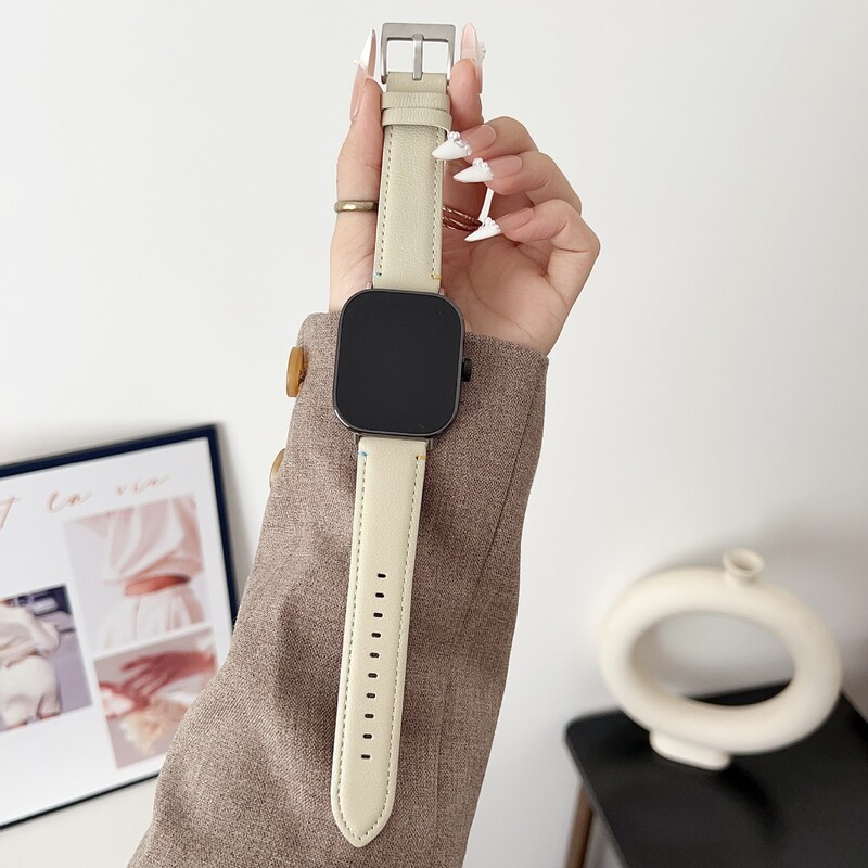 Piemērots Redmi Watch, Redmi Watch4, jēra ādas siksniņa ar slēdzeni