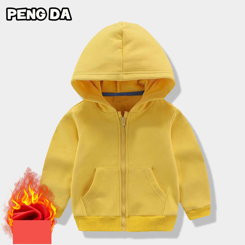 Vaikiška aksominė striukė su gobtuvu, 320 g, aksominė, sidabrinės lapės spalvos, šilta, su užtrauktuku, berniukams ir mergaitėms, moderni