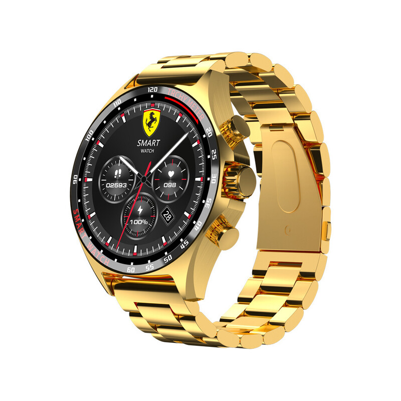 JS27PROMAX nutikell Bluetooth-kõnede, pulsisageduse, õhurõhu ja kõrguse mõõtmise, kompassi, spordifunktsioonide ja sammulugejaga