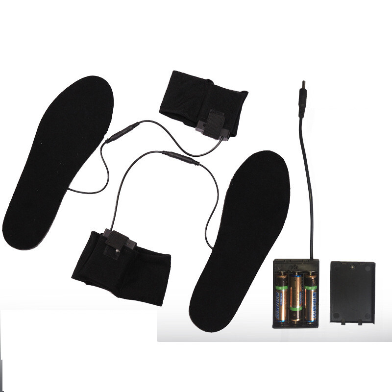 4,5 V anglies pluošto šildymo pagalvėlės, maitinamos sausų baterijų dėžute, elektrinės šildymo pagalvėlės, ant kurių galima vaikščioti