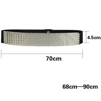 Novi elegantni remen za žene 2023. za ukrašavanje suknje, jednostavan i svestran, korejski crni kožni remen, široka puhasta jakna, elastični remen u struku