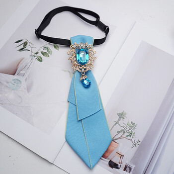 Moteriškas peteliškės formos kaklaraištis, sagė su juostele, marškinių apykaklės puošmena, koledžo, britiško ir korėjietiško stiliaus, kaklaraištis su juostele ir gėle, tinkantis visiems stiliams