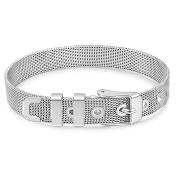 Novi europski i američki prekogranični 10 mm jednostavni modni DIY remen za sat, personalizirana narukvica od nehrđajućeg čelika