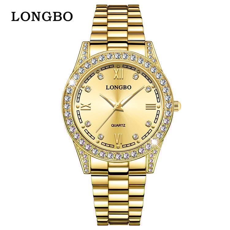 Longbo piiriülesed populaarsed kellad naiste kellad topeltkellad hulgimüügi veekindlad kellad meeste kvartskellad