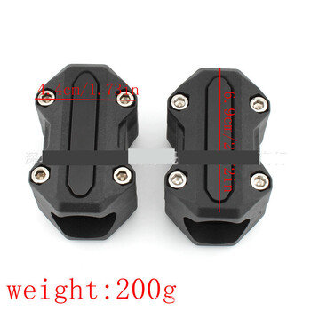 Accesorii modificate pentru motociclete, bară de protecție universală din nailon și cauciuc, bilă anti-cădere 22 mm, 25 mm, 28 mm, protecție universală