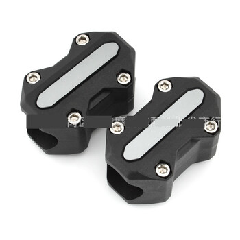 Accesorii modificate pentru motociclete, bară de protecție universală din nailon și cauciuc, bilă anti-cădere 22 mm, 25 mm, 28 mm, protecție universală