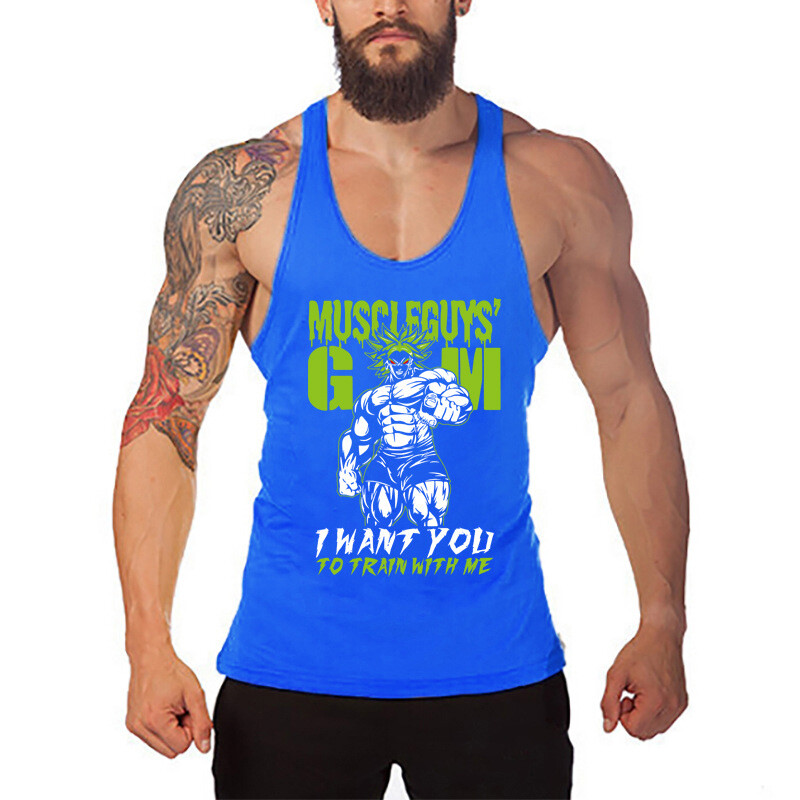 Muški ljetni europski i američki bodybuilding trening s I-back labavim preponama za fitness i sportski trening