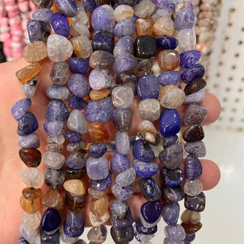 8*10 natūralaus akmens agatas su netaisyklingos formos karoliukais, palaidi karoliukai, rankų darbo pusgaminiai, didmeninė prekyba, krištolas