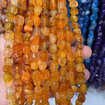 8*10 natūralaus akmens agatas su netaisyklingos formos karoliukais, palaidi karoliukai, rankų darbo pusgaminiai, didmeninė prekyba, krištolas