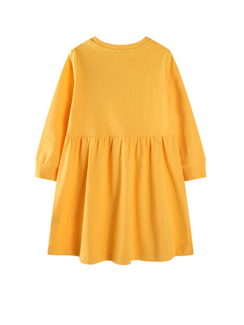 25 tarpvalstybinės Europos ir Amerikos vaikiškos suknelės, naujos rudens vaivorykštės siuvinėjimo suknelės mergaitėms, ilgomis rankovėmis suknelė su kišene