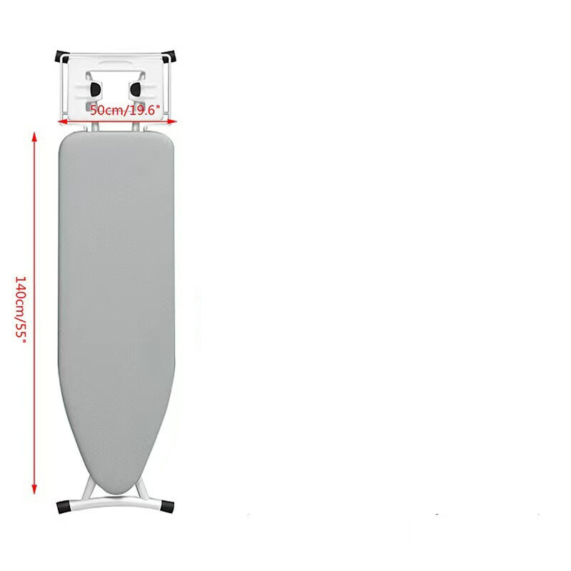 Gludināmā dēļa pārvalks ar sudraba apdari un mežģīņu apdari, polsterēts apģērba pārvalks gludināšanai, minimālais pasūtījums ir viens gabals.