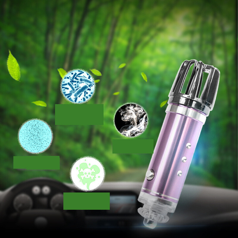 Kaasaskantav mini-auto õhupuhasti, pistikühendusega alumiiniumsulamist negatiivsete ioonide õhupuhasti, tipptasemel väliskaubanduse eksporditoode