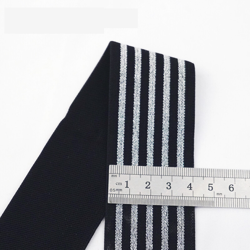 Platus 4-5 cm elastinis diržas aukso ir sidabro spalvos, didelio elastingumo namų elastinis diržas, pastorinta elastinė juosta, pūkinė striukė, besiplečiantis pagalbinis elementas